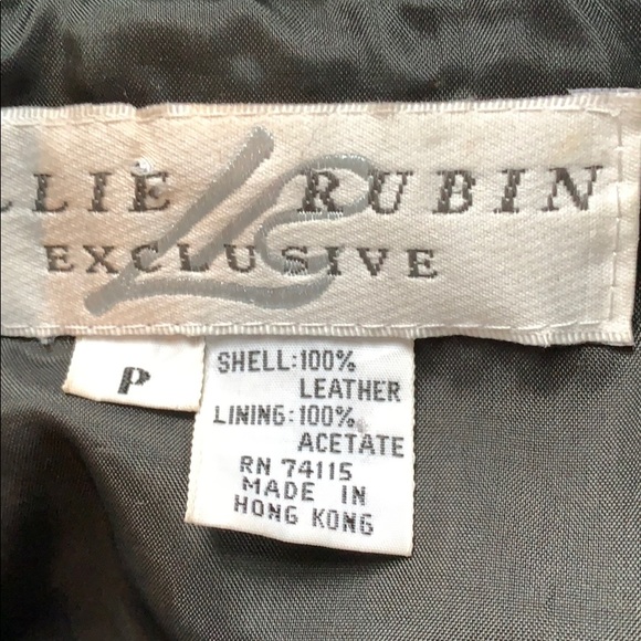 LILLIE RUBIN leather jacket - Picture 4 of 8